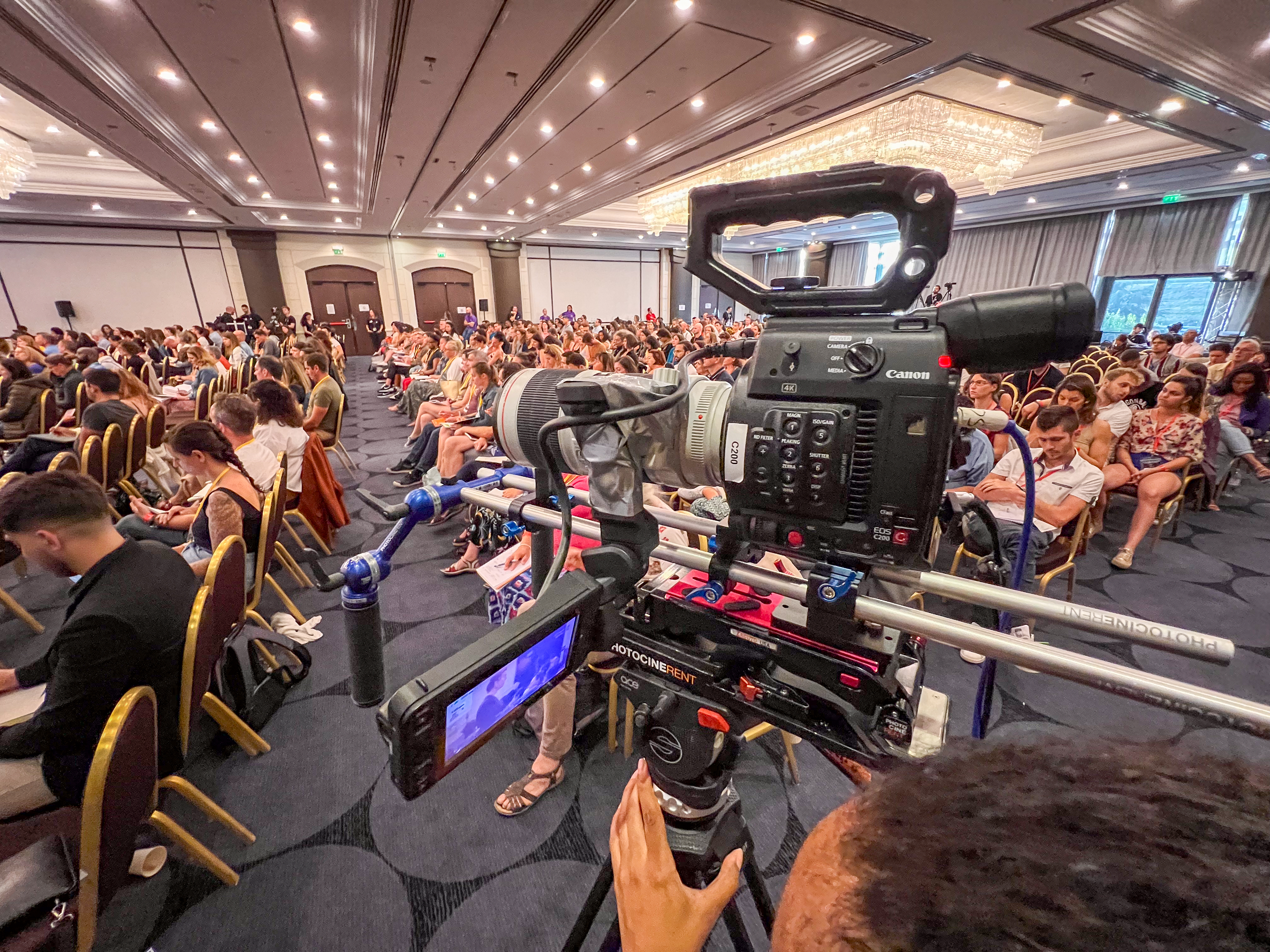 Caméra Canon C200 en événement