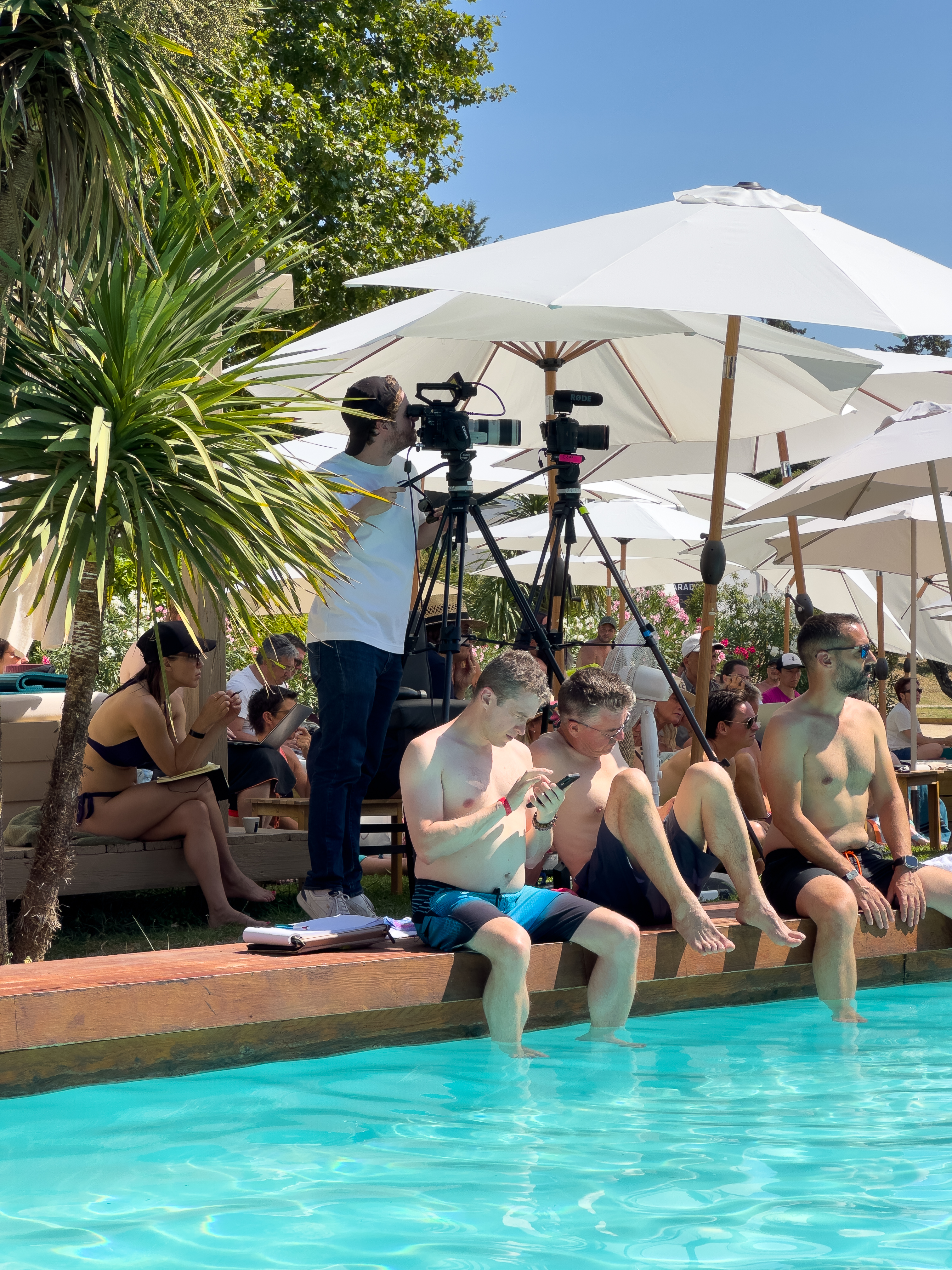 Cameraman en extérieur