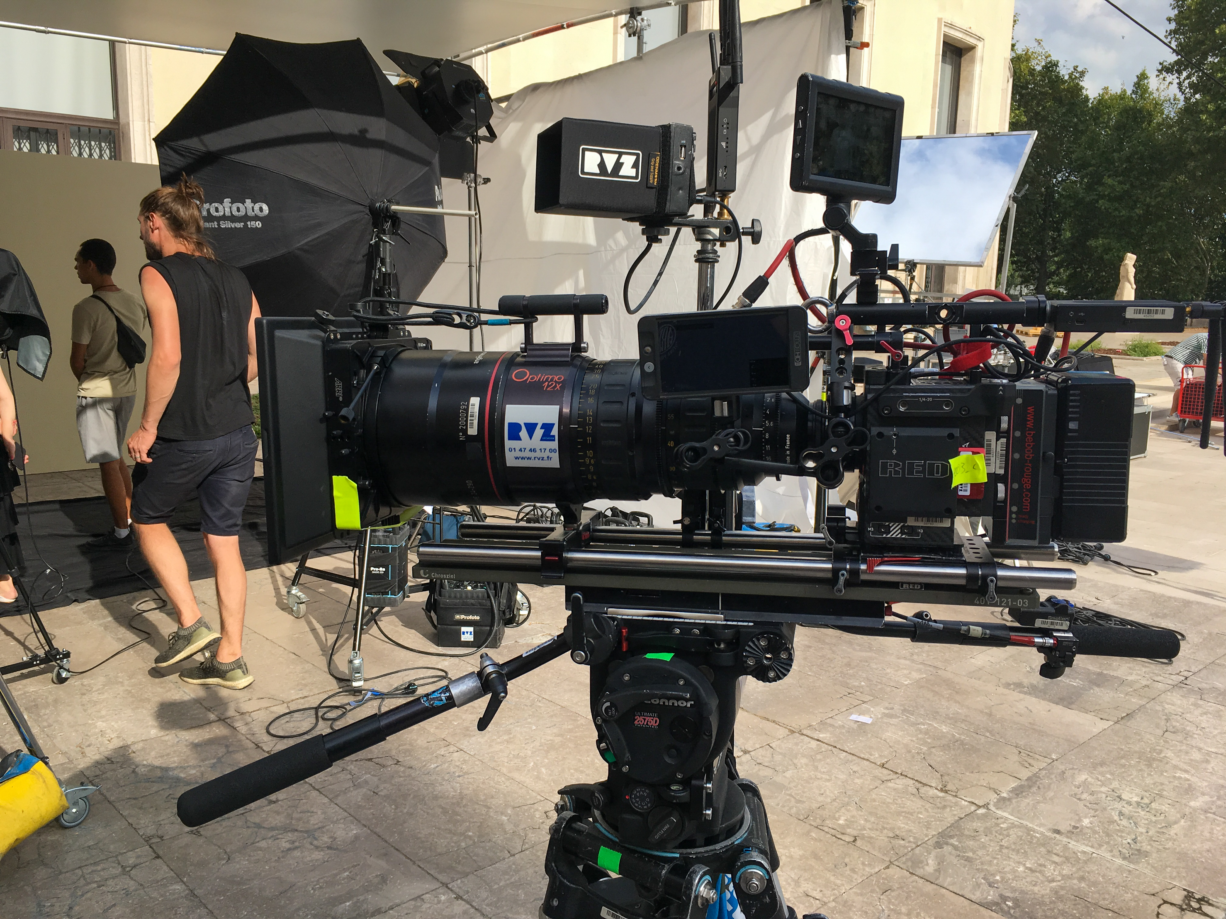 Caméra RED cinéma gros plan